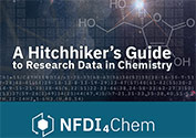 Thumbnail of Cover of RDM-Flyer "A Hitchhiker's Guide to Research Data in Chemistry." - NFDI4Chem