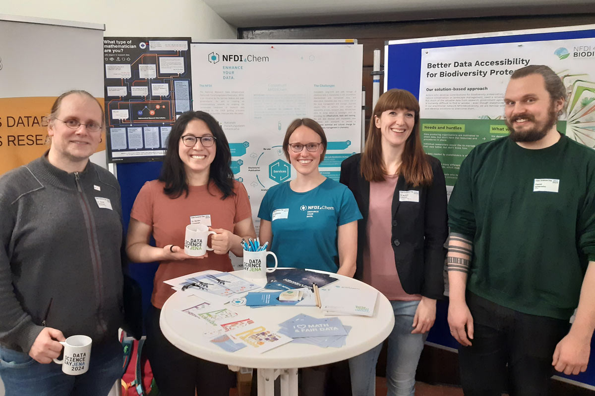 Impression of NFDI4Chem at the Data Science Day 2024 in Jena, Germany - NFDI4Chem