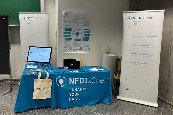 Booth at the Photochemie-Conference 2024 in Mainz